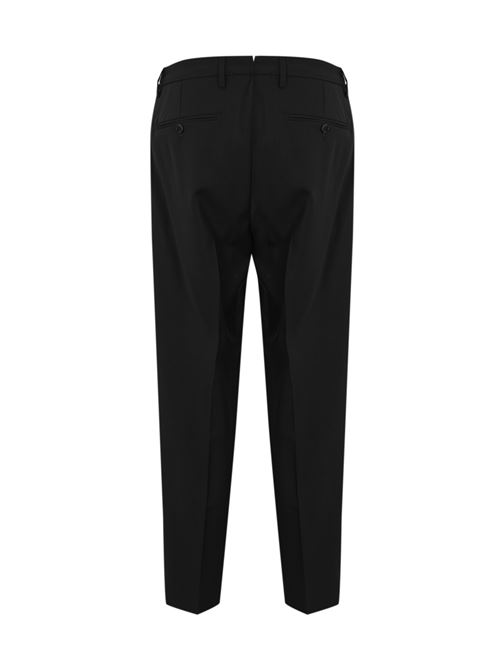 Pantalone Portobellos con pinces in lana Nero BRIGLIA | PORTOBELLOS 32510800010